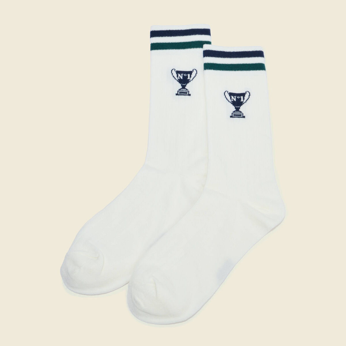Chaussettes blanc homme