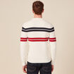 Pull éco-responsable ecru homme