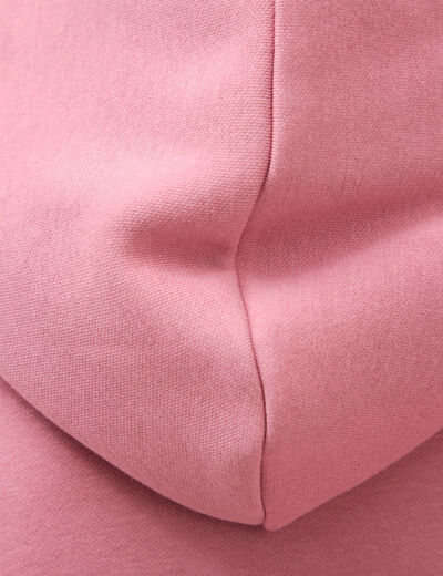 Sweat &agrave; capuche vieux rose homme
