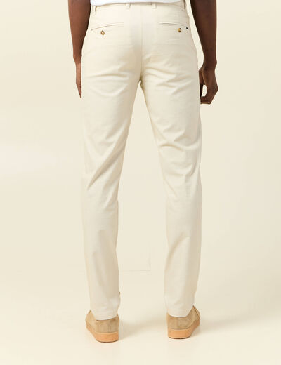 Pantalon slim Instinct chino gris homme