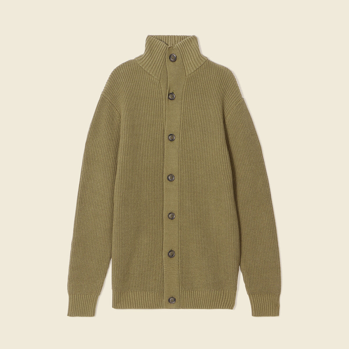 Gilet manches longues beige homme