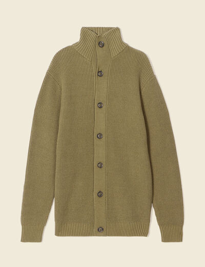 Gilet manches longues beige homme