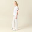 T-shirt manches courtes blanc femme