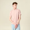 T-shirt éco-responsable rose pastel homme