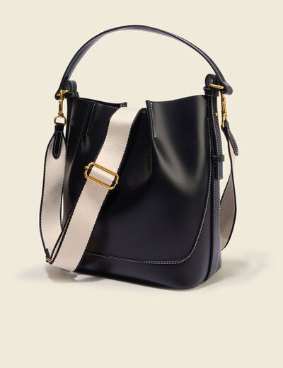 Sac bandouli&egrave;re noir femme