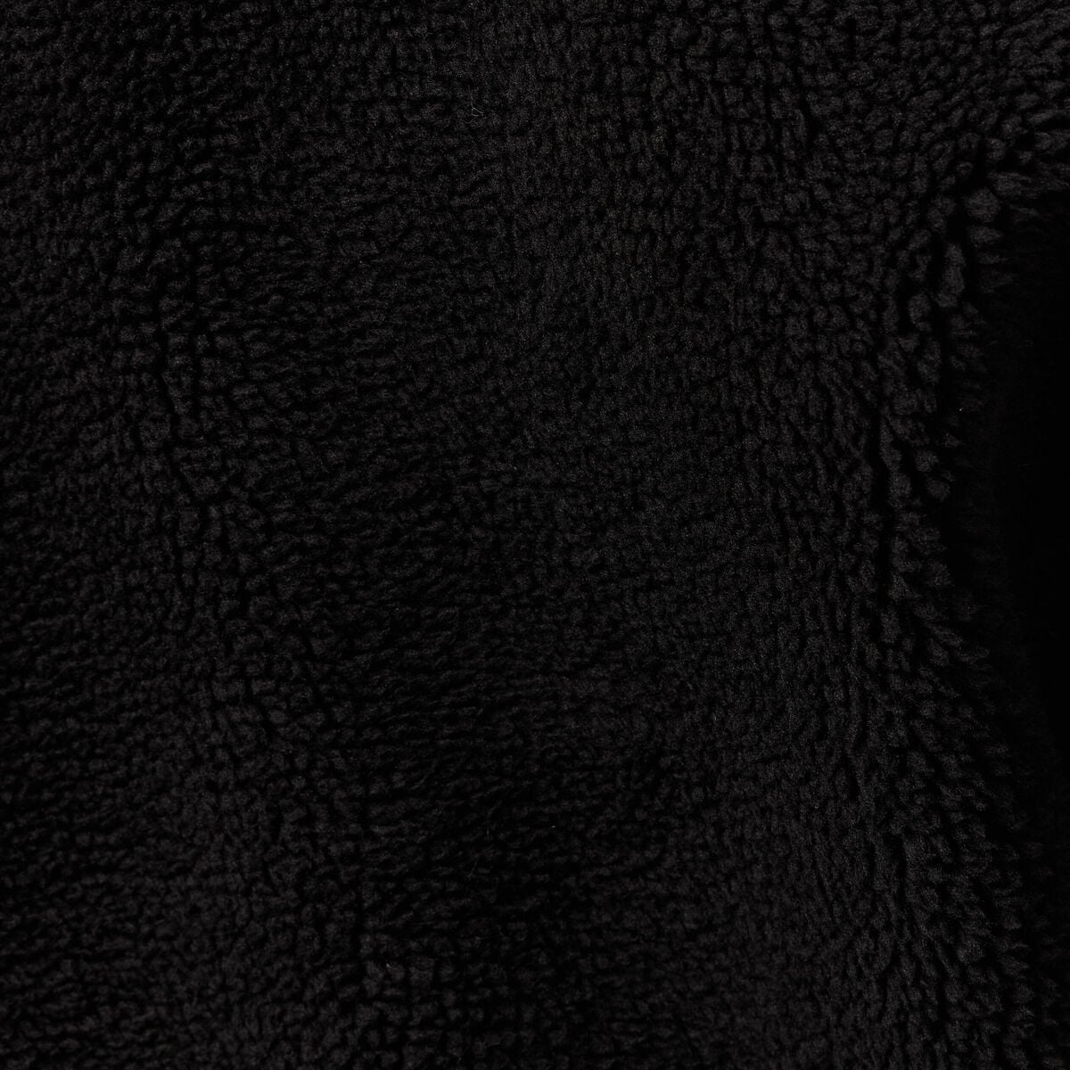 Manteau long laine mouton noir femme