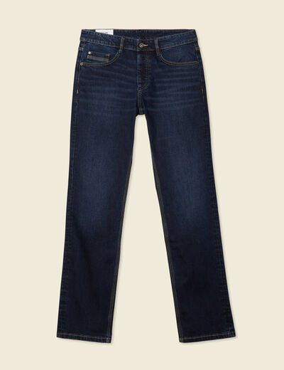 Jeans éco-responsable regular denim brut homme