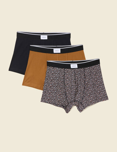 Lot 3 boxers noir homme