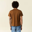 T-shirt éco-responsable marron homme