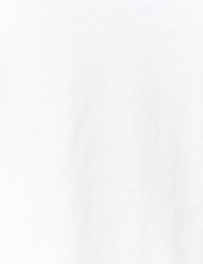 T-shirt manches courtes blanc femme