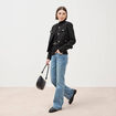 Jeans bootcut bleu femme