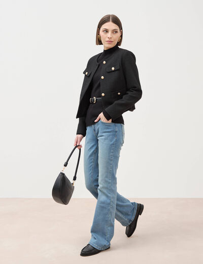 Jeans bootcut bleu femme