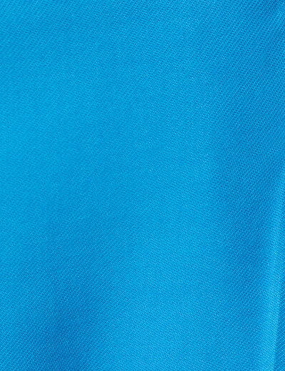 Pantalon large à pinces bleu femme