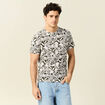 T-shirt manches courtes vert kaki homme