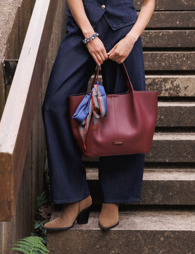 Sac cabas prune femme