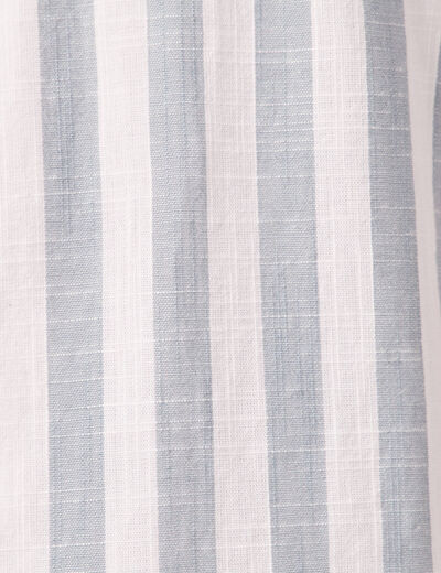 Chemise manches courtes bleu gris homme