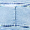 Jeans battle à coulisse denim bleach homme