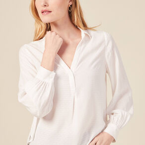blouse manches longues ecru femme Blouse manches longues ecru femme