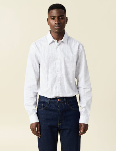 Chemise blanc homme