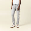 Jeans slim 5 poches denim snow gris homme