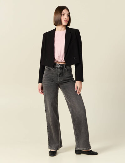 T-shirt éco-responsable rose pastel femme
