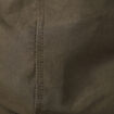 Parka droite à capuche vert kaki homme