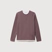 T-shirt manches longues mauve homme