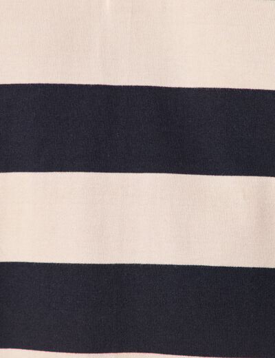 Polo manches courtes bleu marine homme