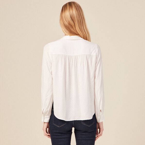 blouse manches longues ecru femme Blouse manches longues ecru femme
