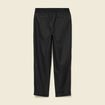 Pantalon taille haute en jeans gris fonc&eacute; femme