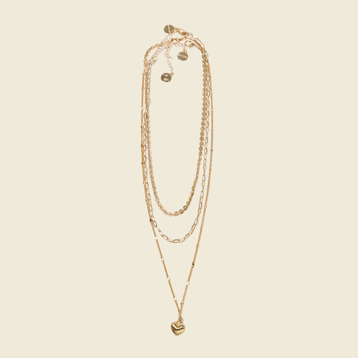 Collier couleur or femme