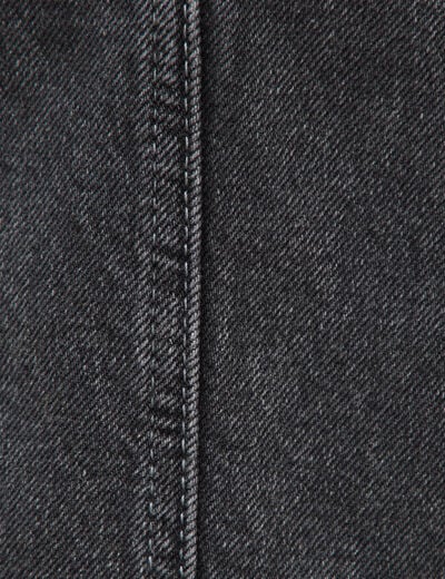 Veste oversize en jean denim gris femme