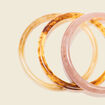 Lot 3 bracelets creme femme