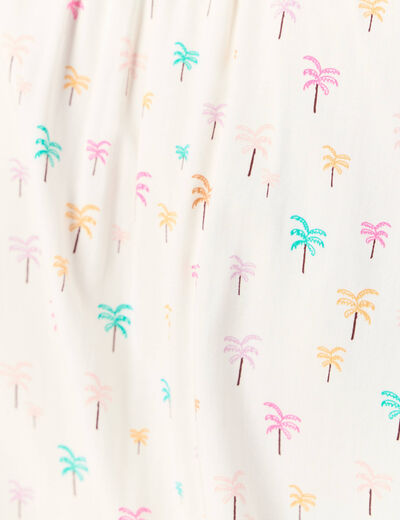 Blouse sans manches blanc femme