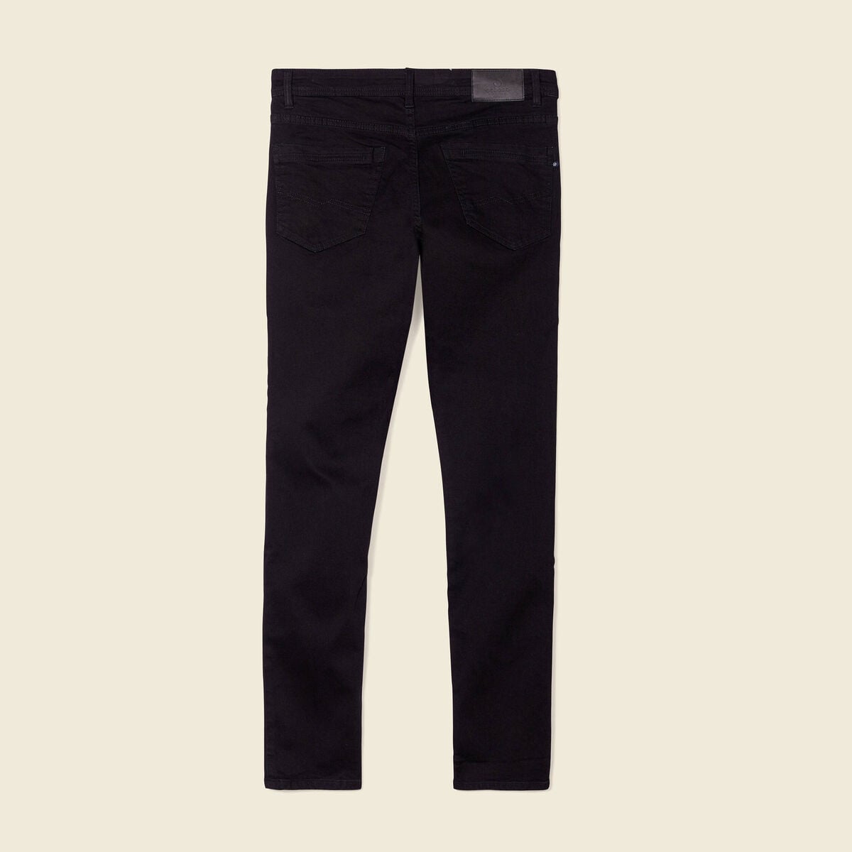 Jeans slim stretch longueur 34 denim noir homme