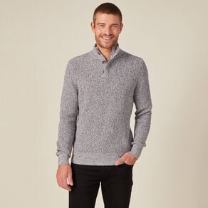 pull manches longues gris fonce homme Pull manches longues gris foncé homme