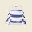 Pull manches longues ecru femme