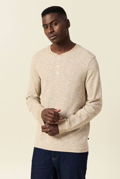 T-shirt éco-responsable vert kaki homme