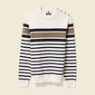 Pull manches longues ecru homme