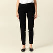 Jeans slim 7/8ème denim noir femme