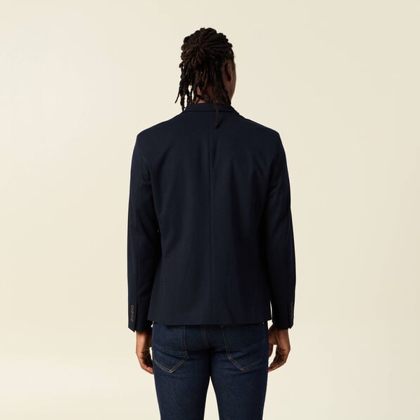 Veste blazer cintrée bleu marine homme