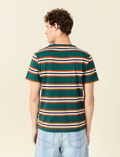 T-shirt éco-responsable vert foncé homme