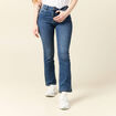 Jeans bootcut denim stone femme