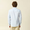 Chemise en coton manches longues bleu ciel homme