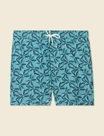 Short de bain bleu pétrole homme