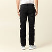 Jeans straight 5 poches denim noir homme