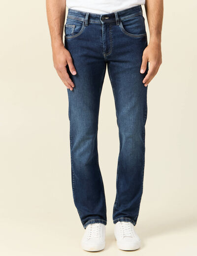 Jeans straight homme denim brut homme