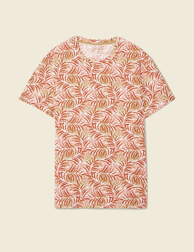 T-shirt manches courtes rose homme