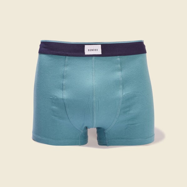 lot 2 boxers bleu petrole homme Lot 2 boxers bleu pétrole homme
