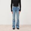 Jeans bootcut bleu femme